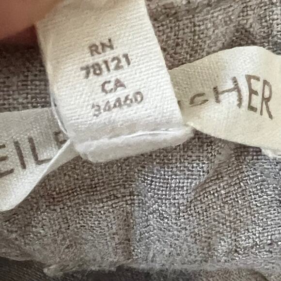 Eileen Fisher Cropped Linen Pants Size M - Picture 6 of 10